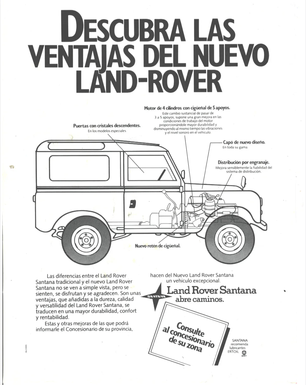 LAND ROVER SANTANA advert.