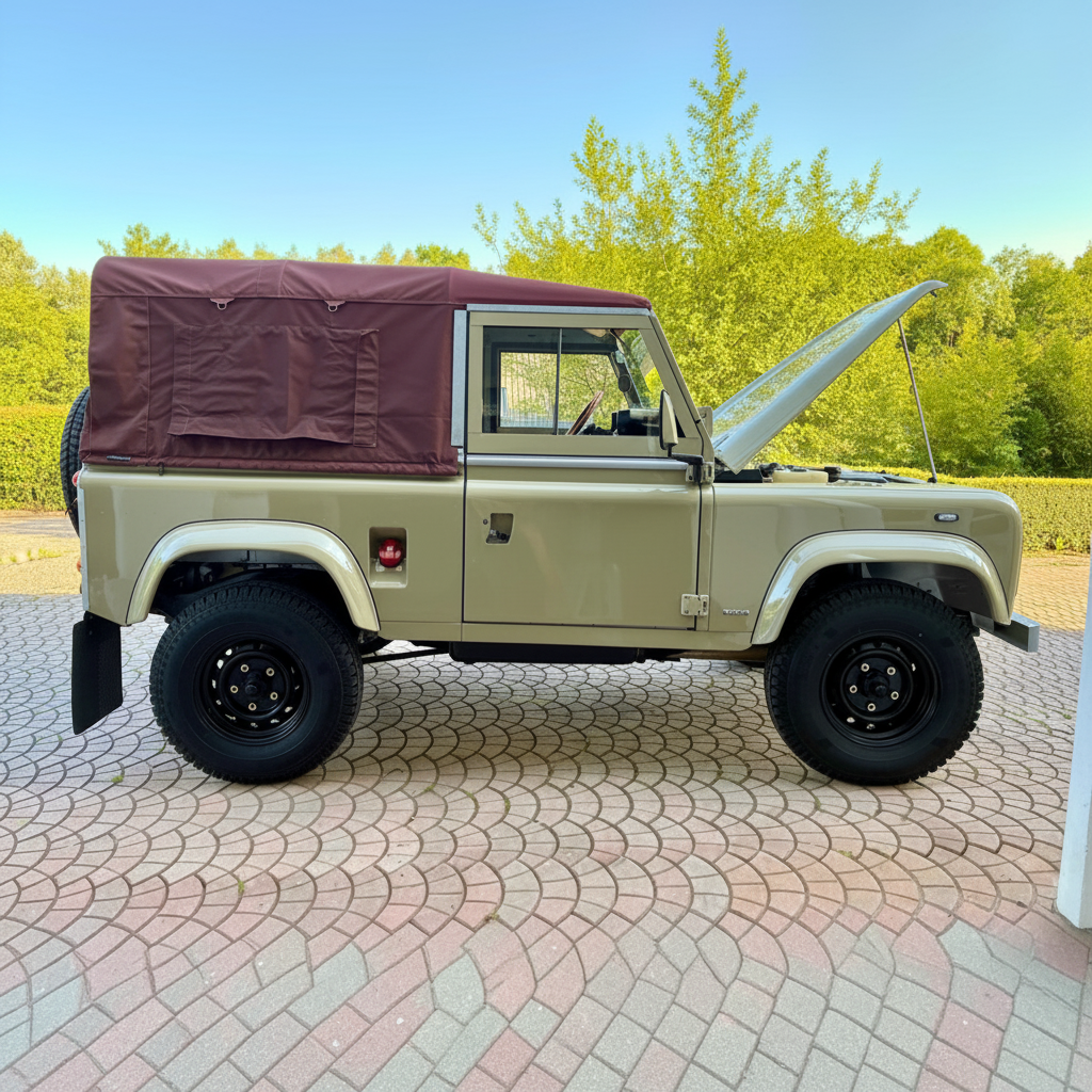 90" - Full Hood - With Side Windows &amp; Blinds (FYSW) - Land Rover Defender - (No NAS)
