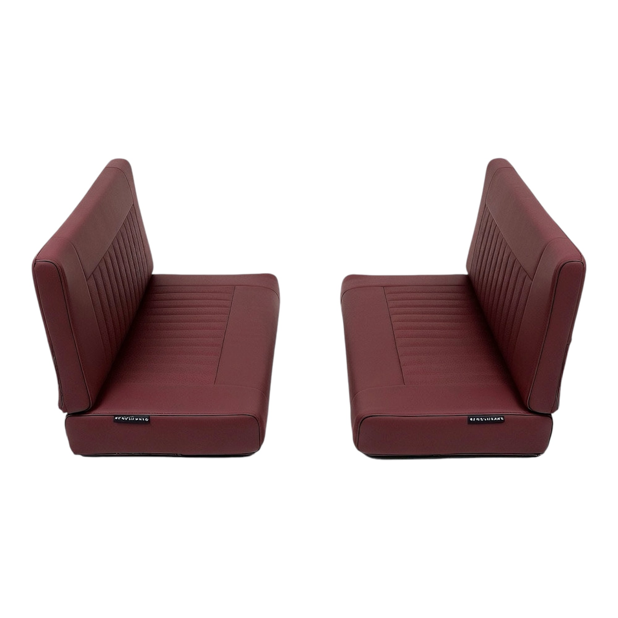 COMFORT -  2 Man Bench Seats - Inward Facing - Land Rover  SERIES/DEFENDER - (SET - RH+LH BASE &amp; BACK)