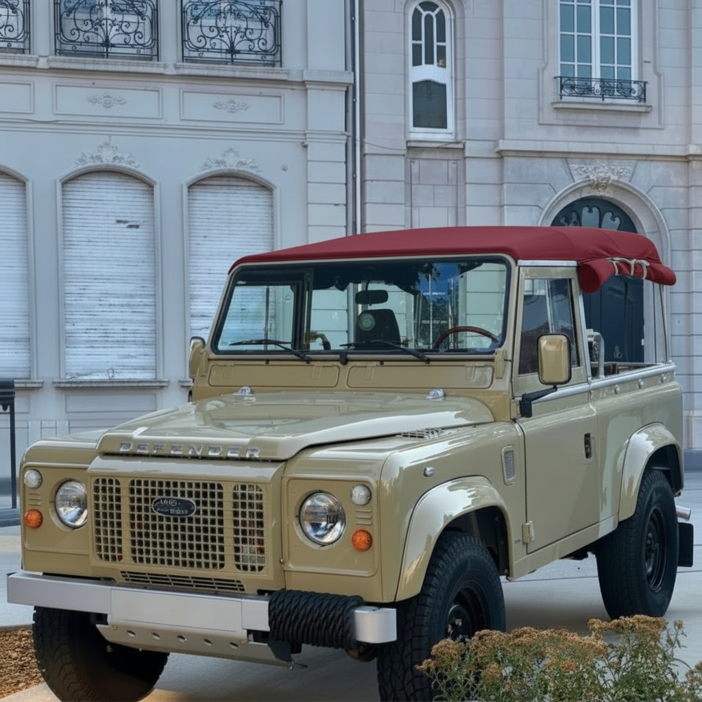 90" - Full Hood - With Side Windows &amp; Blinds (FYSW) - Land Rover Defender - (No NAS)