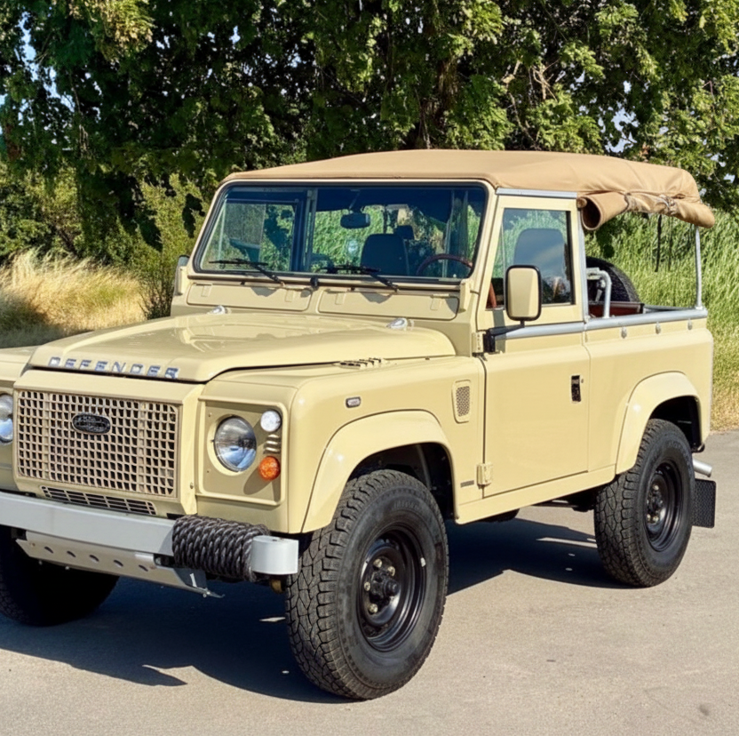 90" - Full Hood - With Side Windows &amp; Blinds (FYSW) - Land Rover Defender - (No NAS)