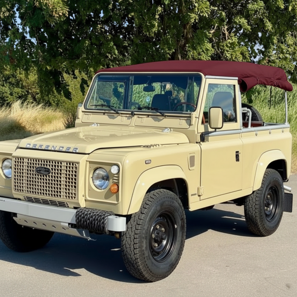 90" - Full Hood - With Side Windows &amp; Blinds (FYSW) - Land Rover Defender - (No NAS)