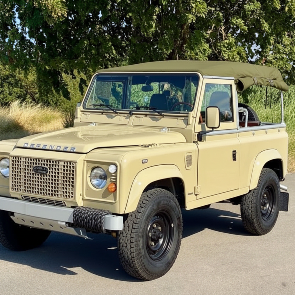 90" - Full Hood - With Side Windows &amp; Blinds (FYSW) - Land Rover Defender - (No NAS)
