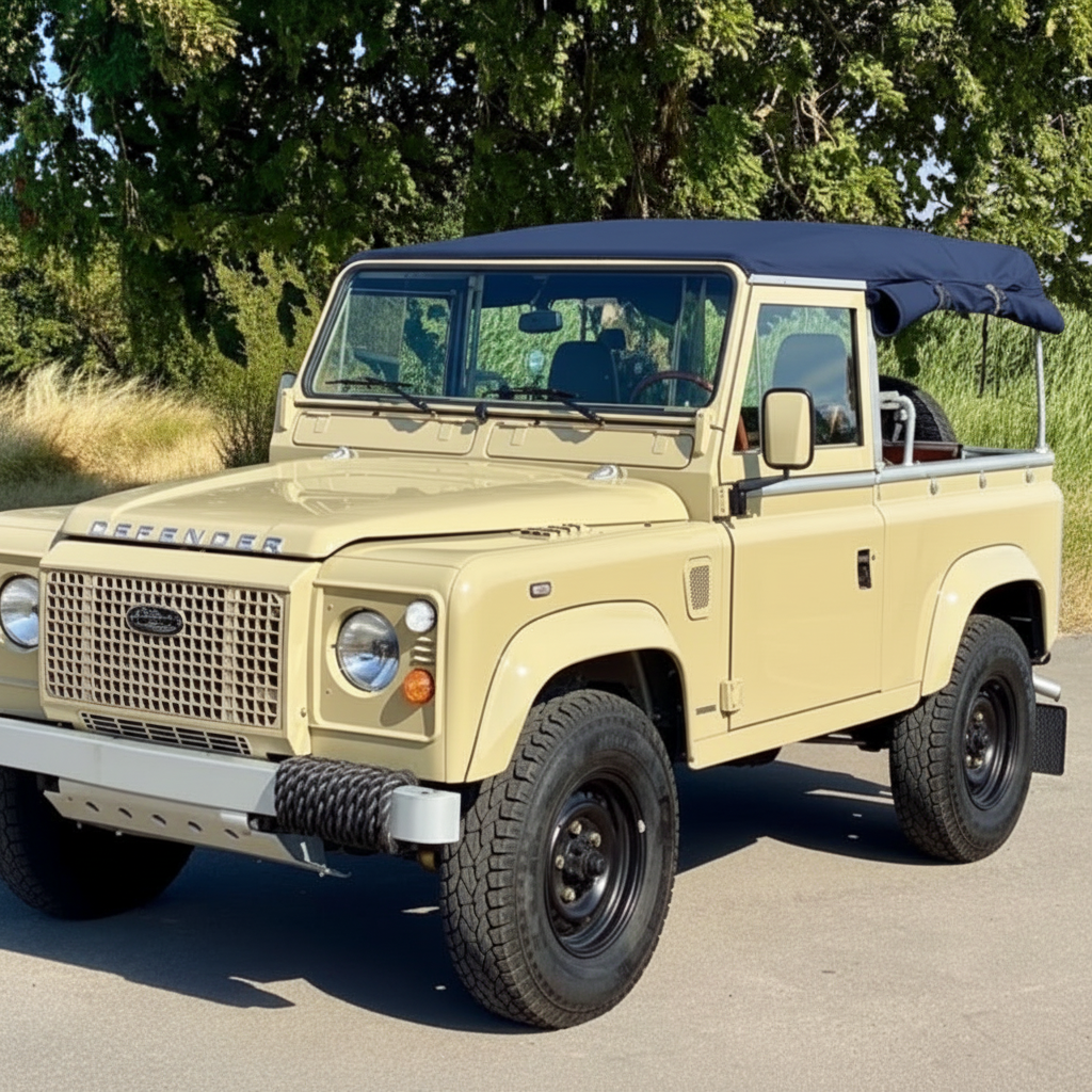 90" - Full Hood - With Side Windows &amp; Blinds (FYSW) - Land Rover Defender - (No NAS)