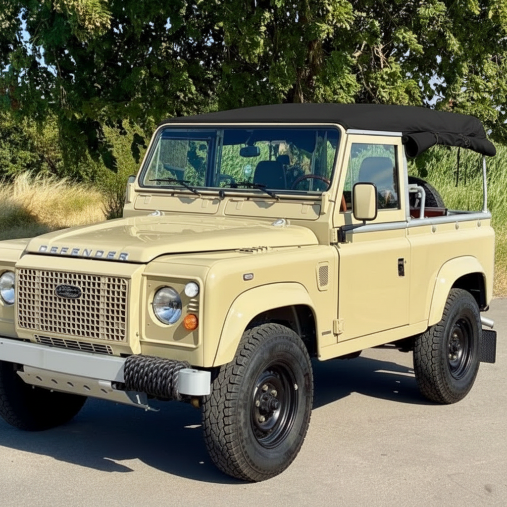 90" - Full Hood - With Side Windows &amp; Blinds (FYSW) - Land Rover Defender - (No NAS)