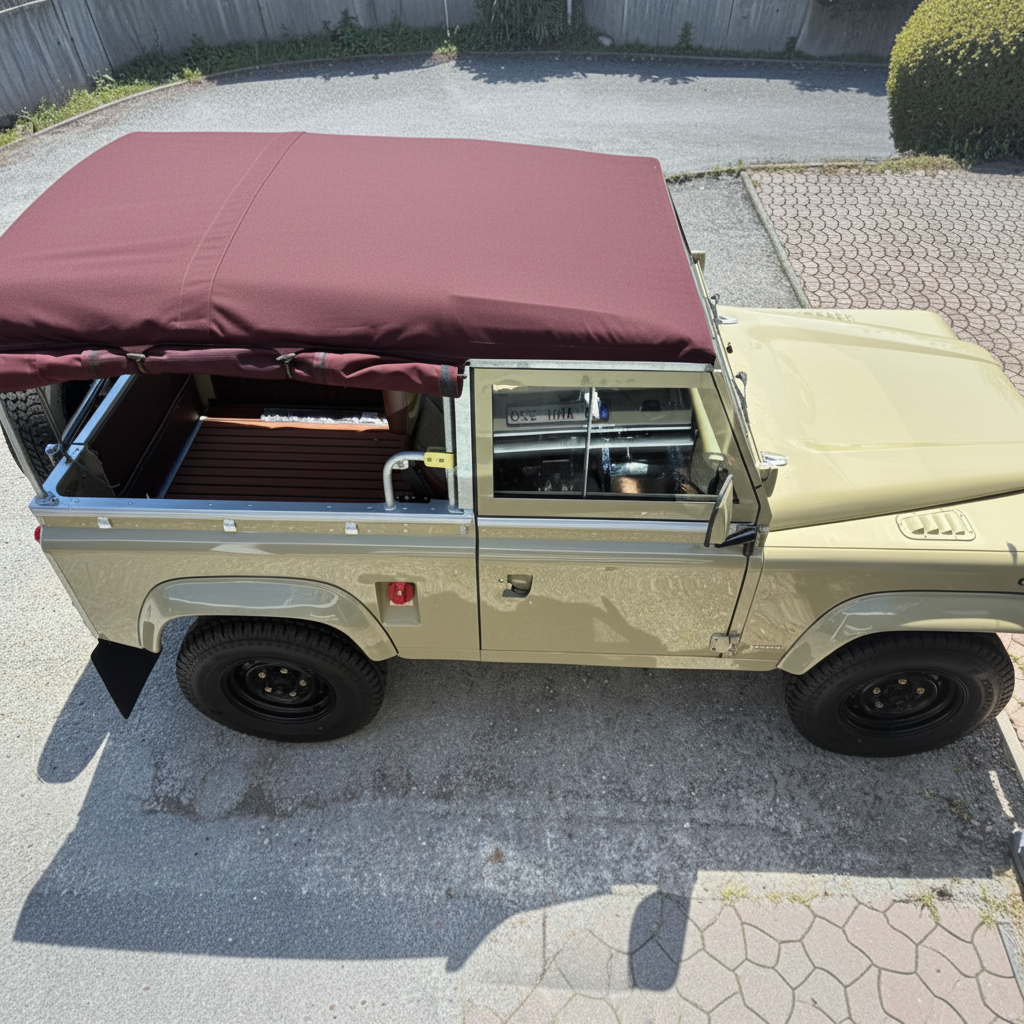 90" - Full Hood - With Side Windows &amp; Blinds (FYSW) - Land Rover Defender - (No NAS)