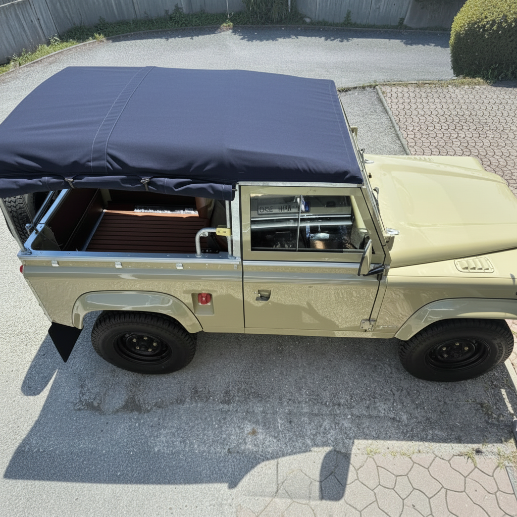 90" - Full Hood - With Side Windows &amp; Blinds (FYSW) - Land Rover Defender - (No NAS)
