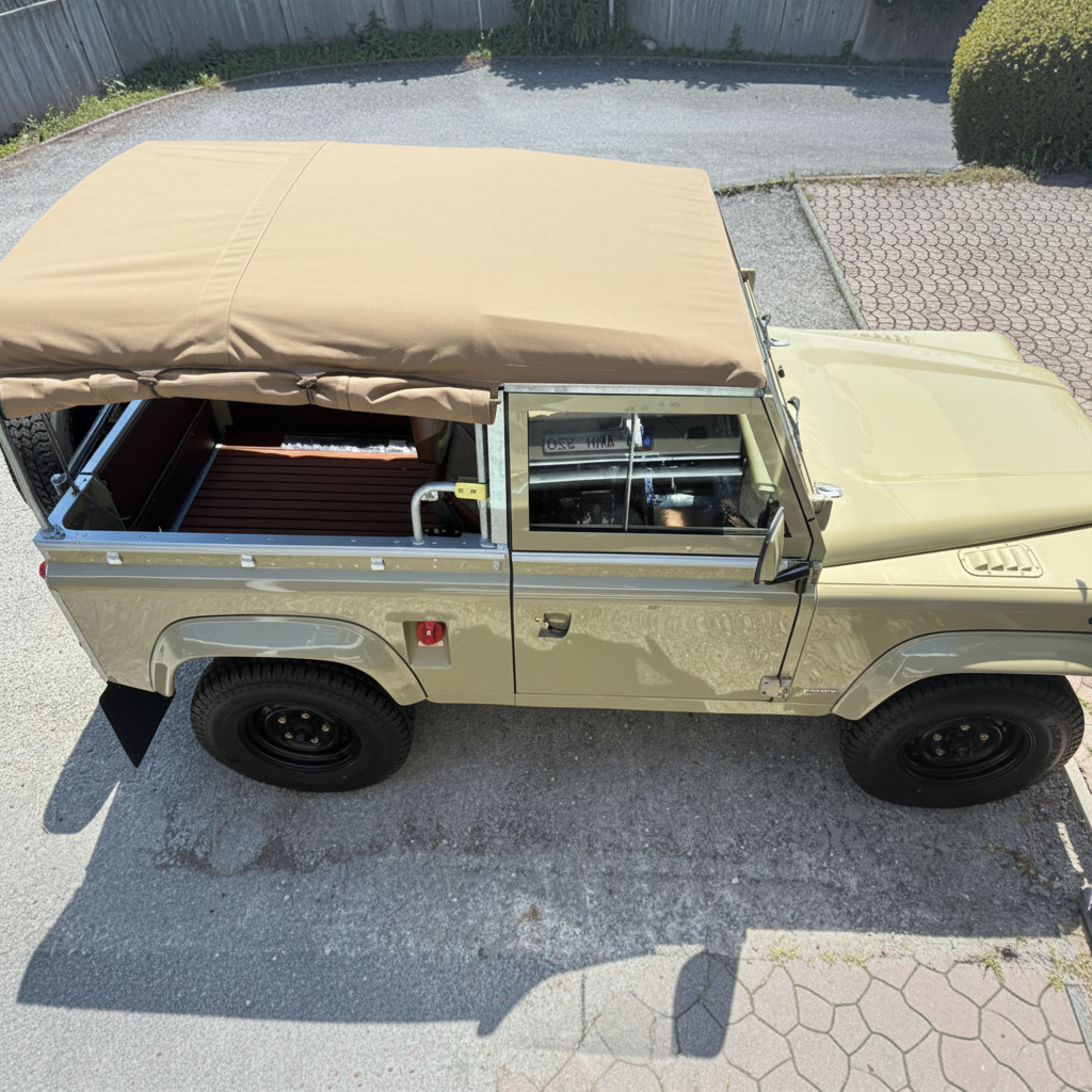 90" - Full Hood - With Side Windows &amp; Blinds (FYSW) - Land Rover Defender - (No NAS)