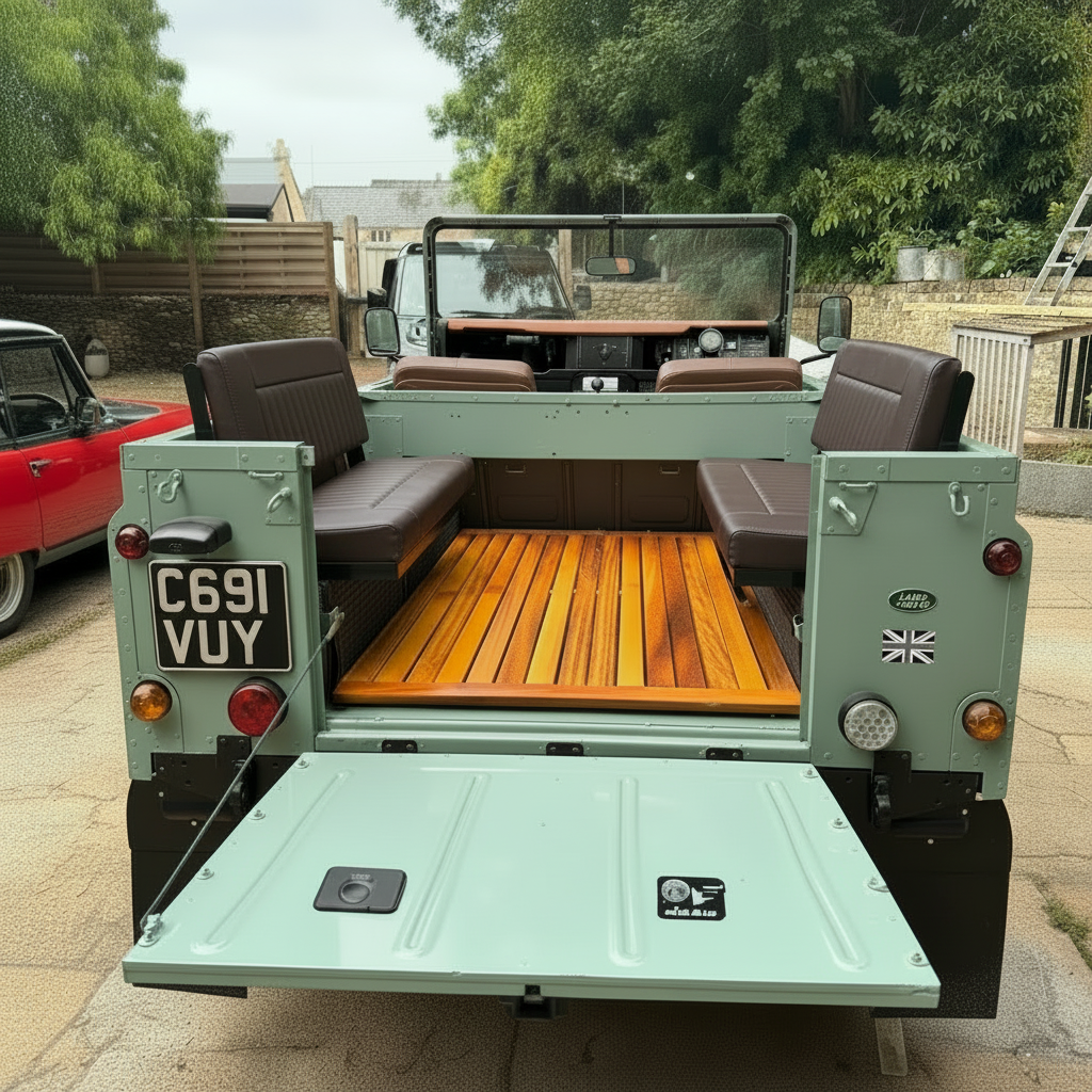 COMFORT -  2 Man Bench Seats - Inward Facing - Land Rover  SERIES/DEFENDER - (SET - RH+LH BASE &amp; BACK)