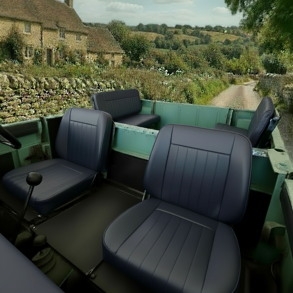 COMFORT - "Deluxe" Seats - Front - Land Rover SERIES (2 or 3 Seats)