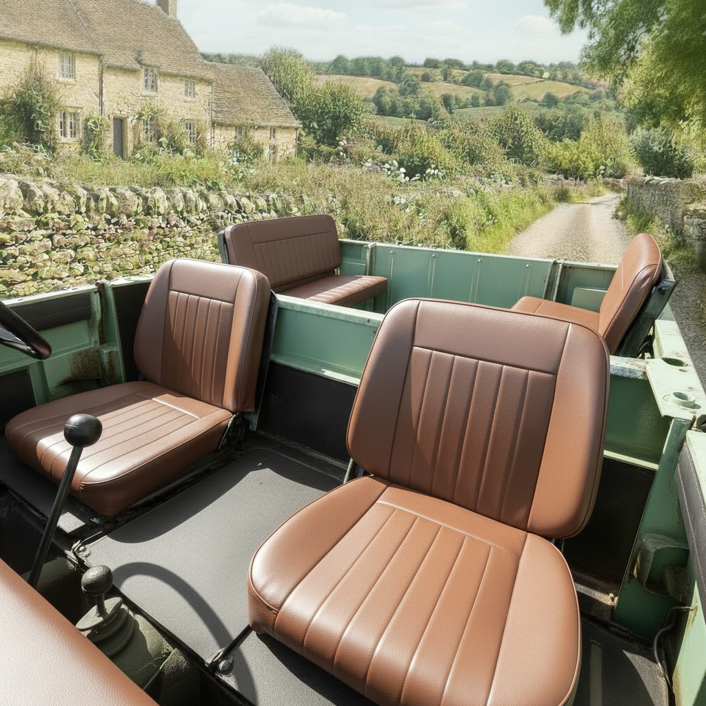 COMFORT - "Deluxe" Seats - Front - Land Rover SERIES (2 or 3 Seats)