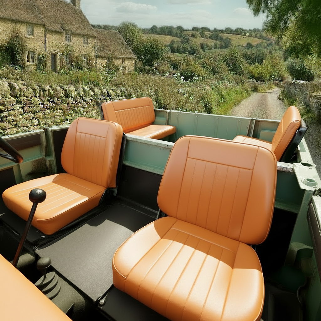 COMFORT - "Deluxe" Seats - Front - Land Rover SERIES (2 or 3 Seats)