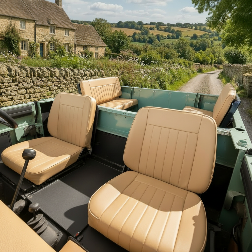 COMFORT - "Deluxe" Seats - Front - Land Rover SERIES (2 or 3 Seats)