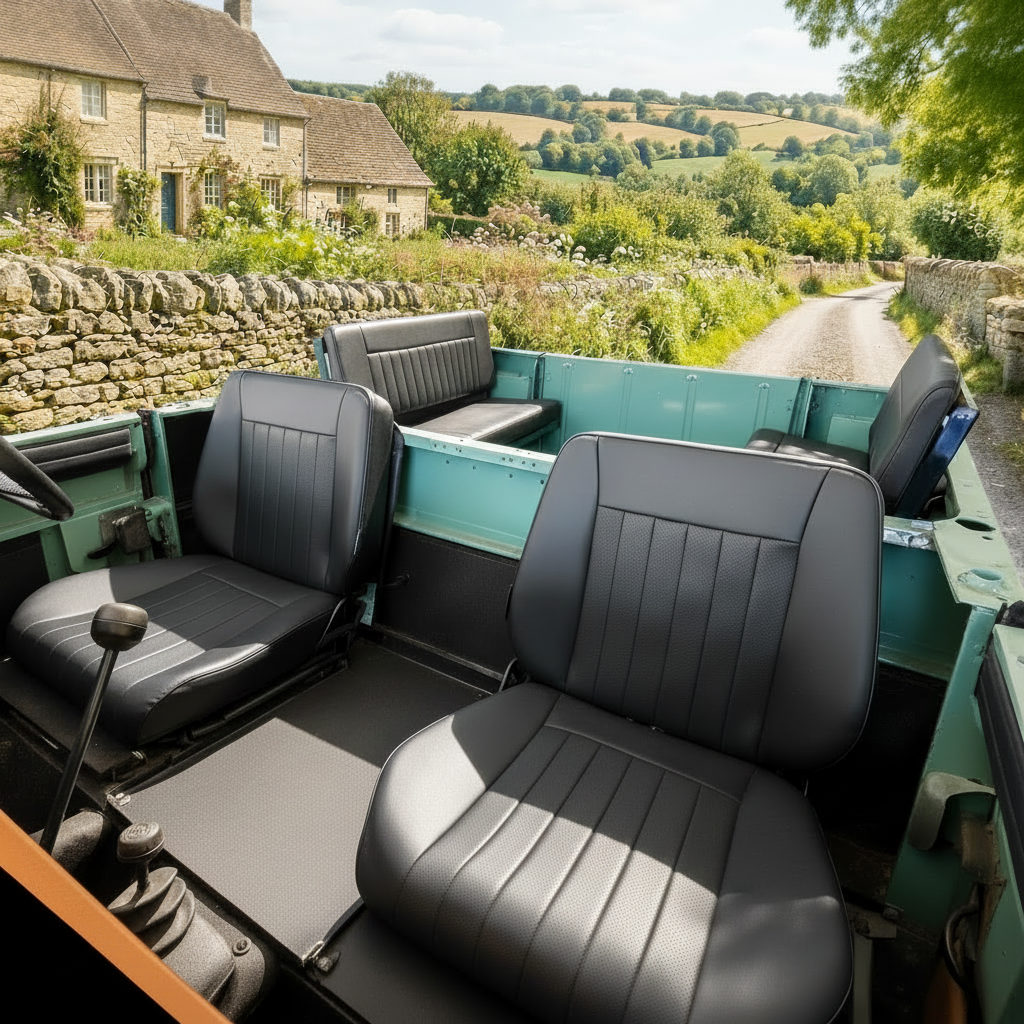 COMFORT - "Deluxe" Seats - Front - Land Rover SERIES (2 or 3 Seats)