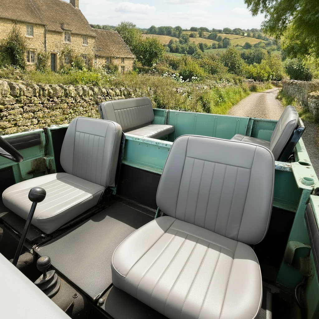 COMFORT - "Deluxe" Seats - Front - Land Rover SERIES (2 or 3 Seats)