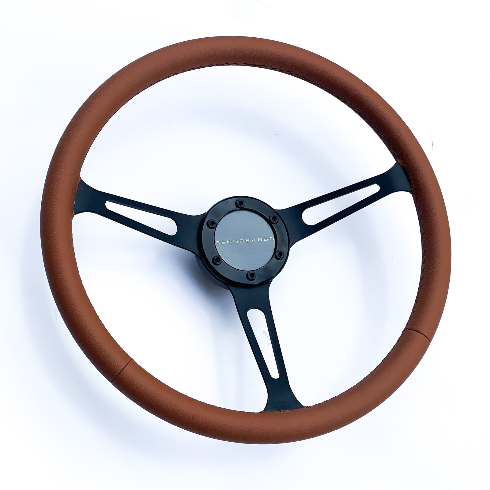 Custom Premium Leather - "Linares" Steering Wheel (PCD 6*70) - (Only Wheel)