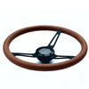Custom Premium Leather - &quot;Linares&quot; Steering Wheel (PCD 6*70) - (With Spline Boss &amp; Ring Kit)
