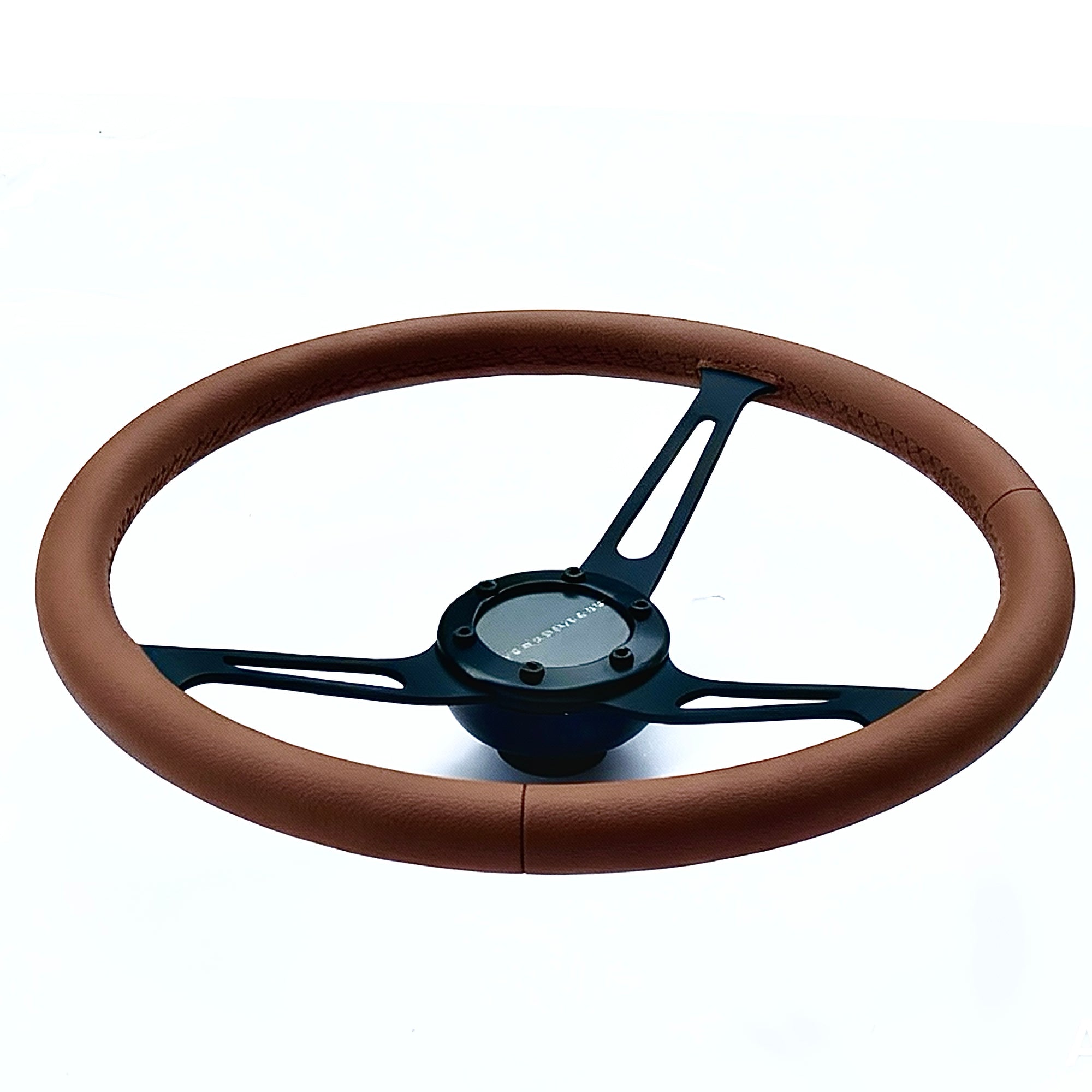Custom Premium Leather - &quot;Linares&quot; Steering Wheel (PCD 6*70) - (Only Wheel)