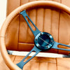 Custom Premium Leather - &quot;Linares&quot; Steering Wheel (PCD 6*70) - (With Spline Boss &amp; Ring Kit)
