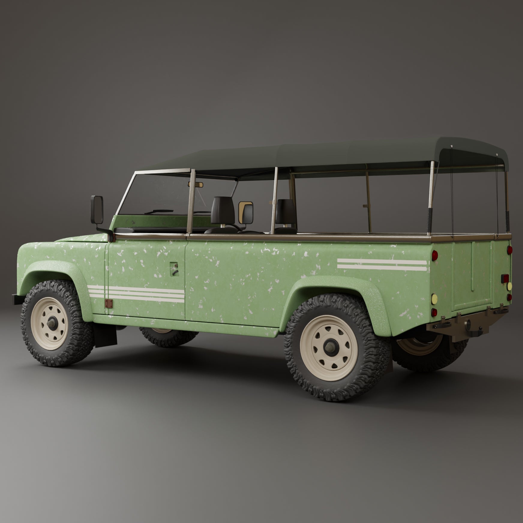 Defender 110 - Bimini - Green Grey