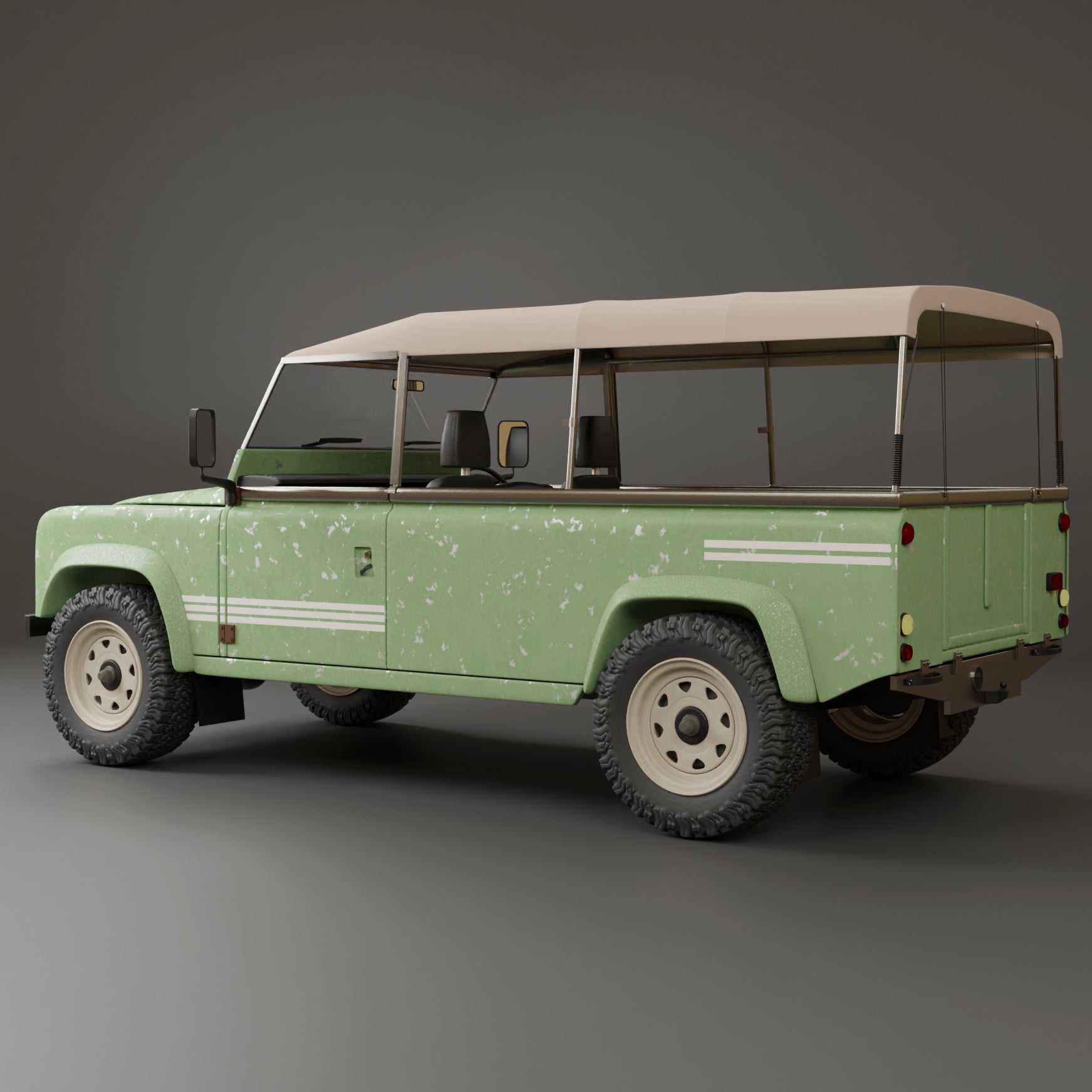 Defender 110 - Bimini - Light Sand