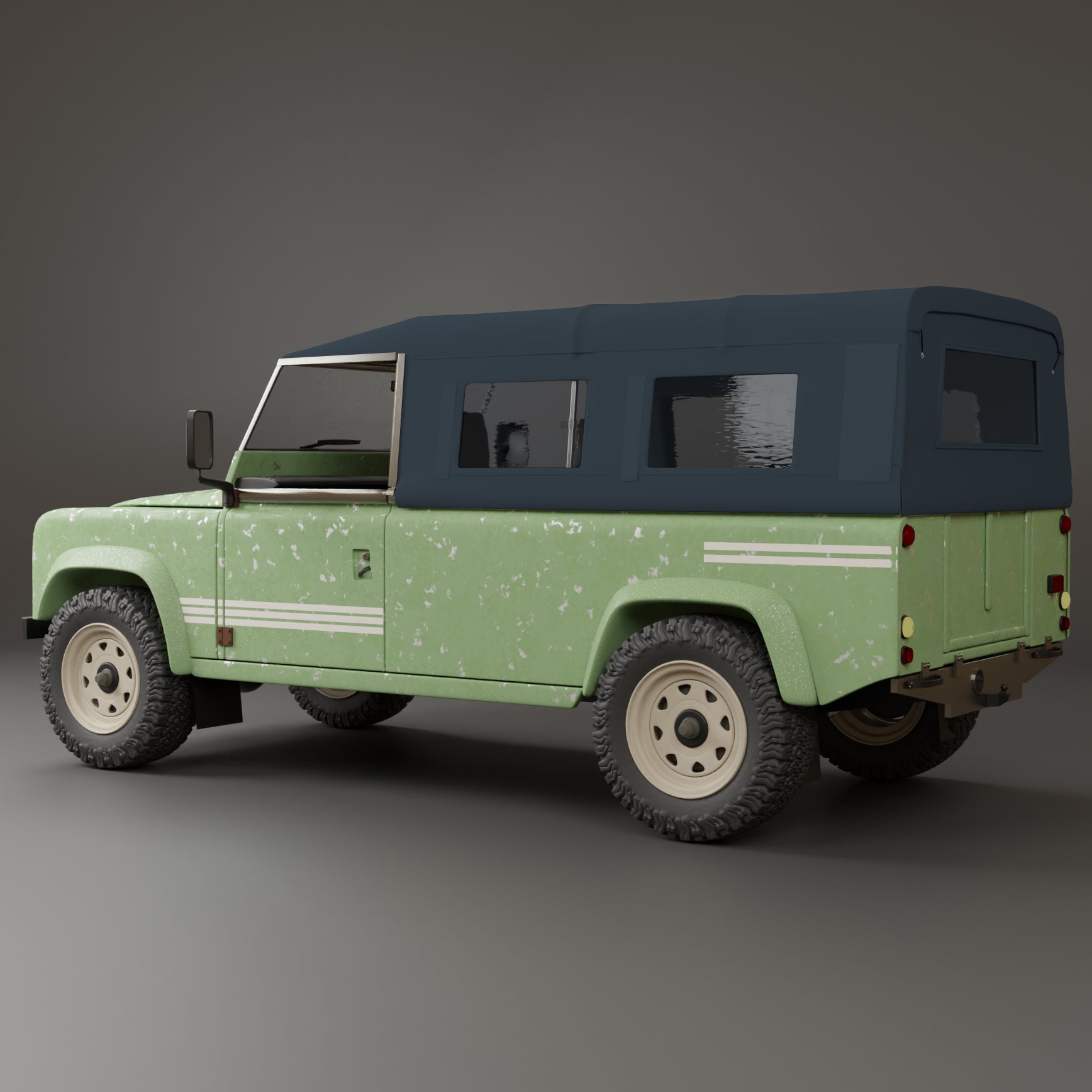 Defender 110 - Full Hood - WSW - Blackstone
