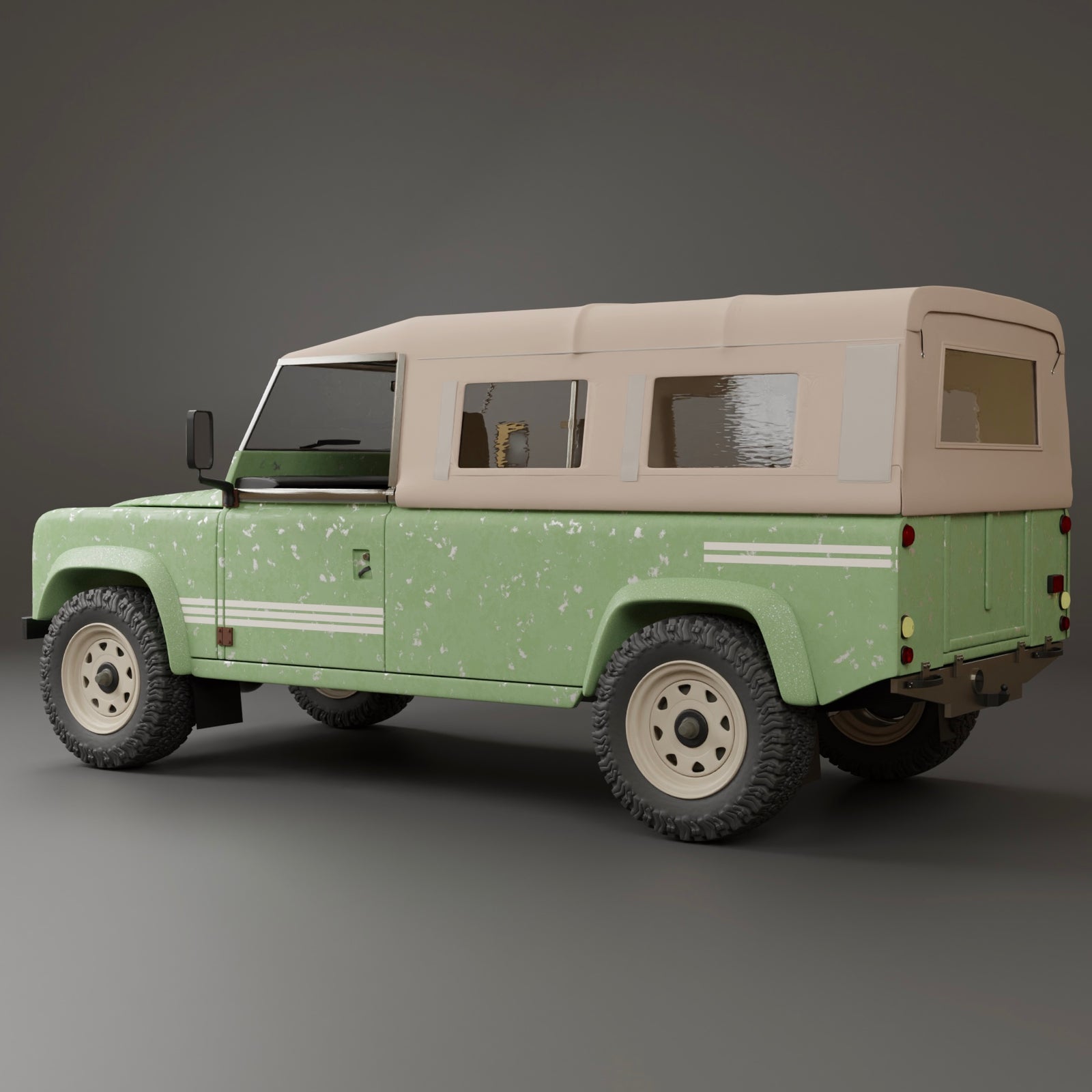 Defender 110 - Full Hood - WSW - Light Sand