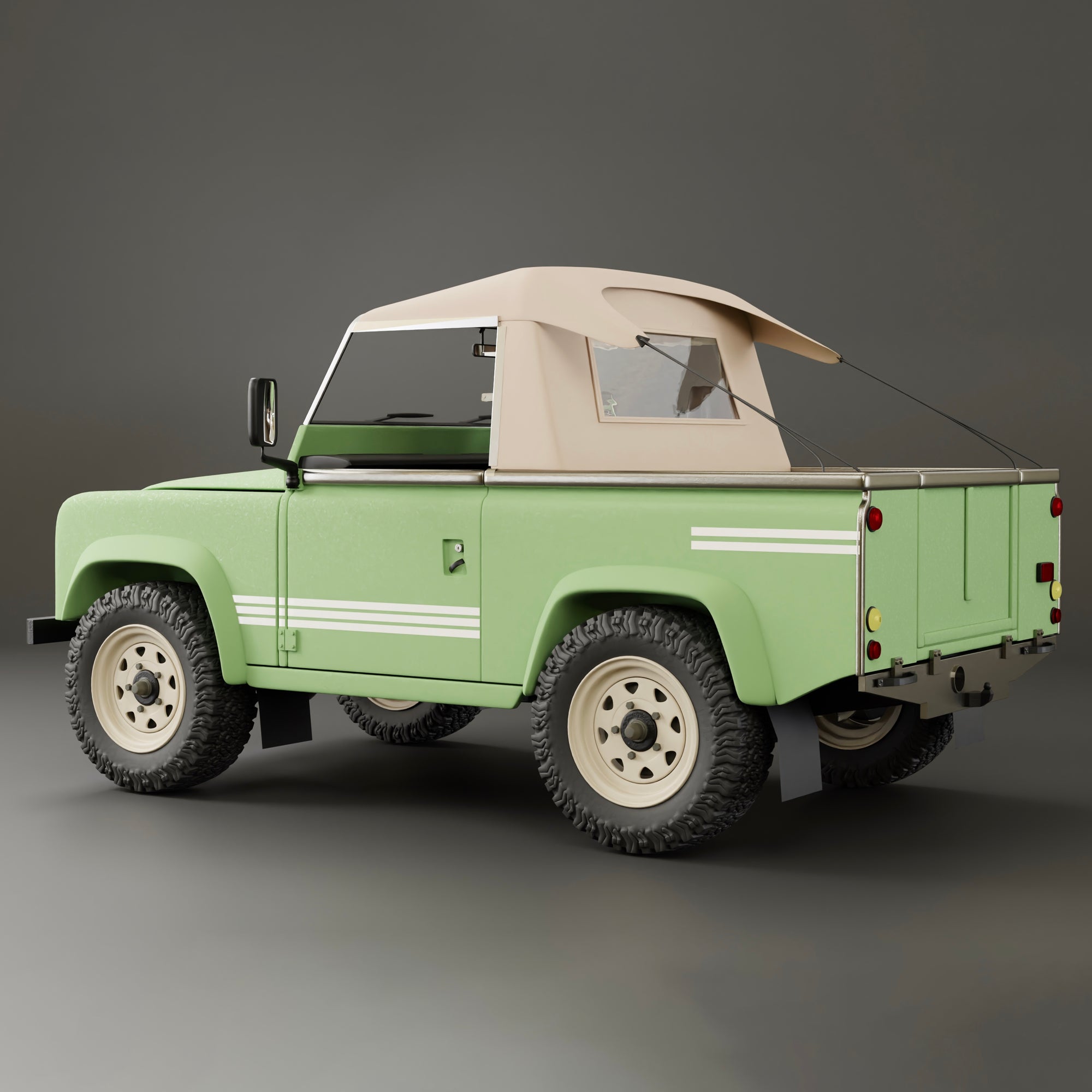 Defender 90 - Cabin Hood - Light Sand