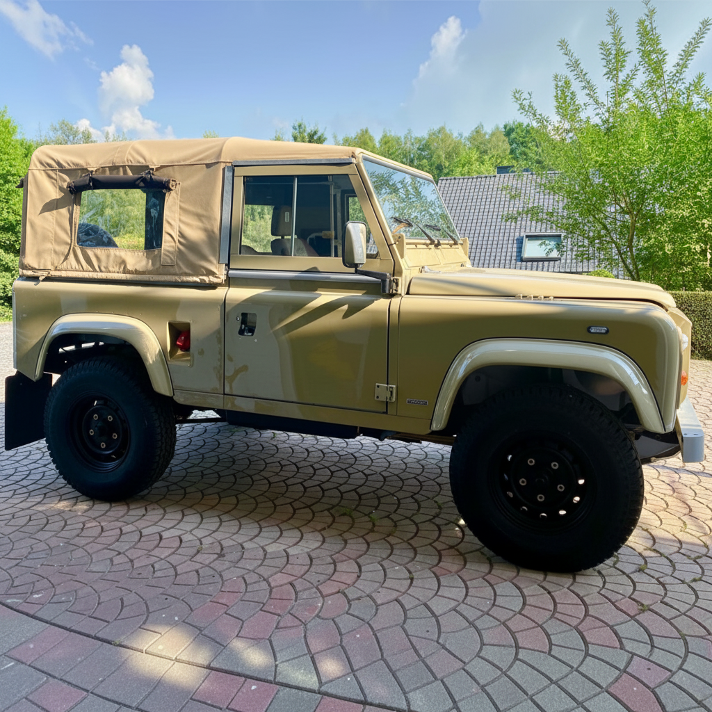 90" - Full Hood - With Side Windows &amp; Blinds (FYSW) - Land Rover Defender - (No NAS)