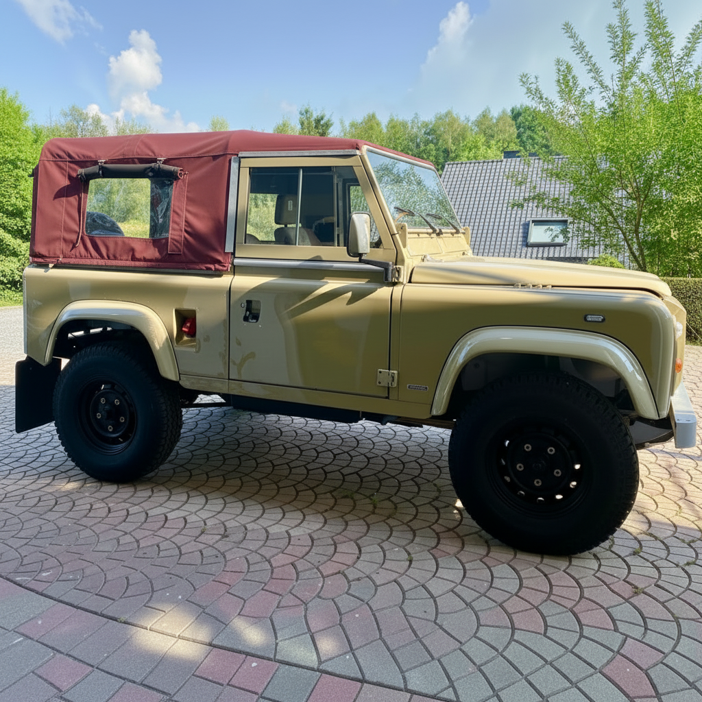 90" - Full Hood - With Side Windows &amp; Blinds (FYSW) - Land Rover Defender - (No NAS)
