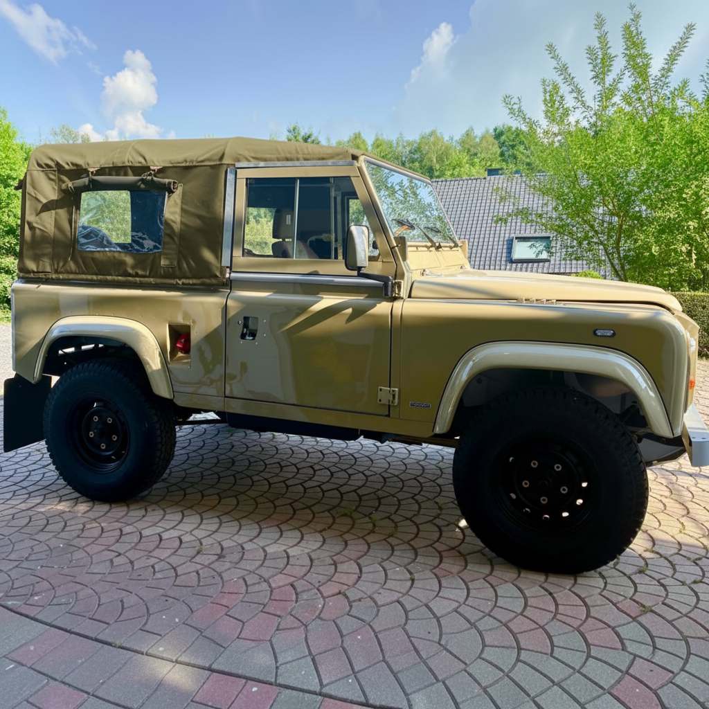 90" - Full Hood - With Side Windows &amp; Blinds (FYSW) - Land Rover Defender - (No NAS)