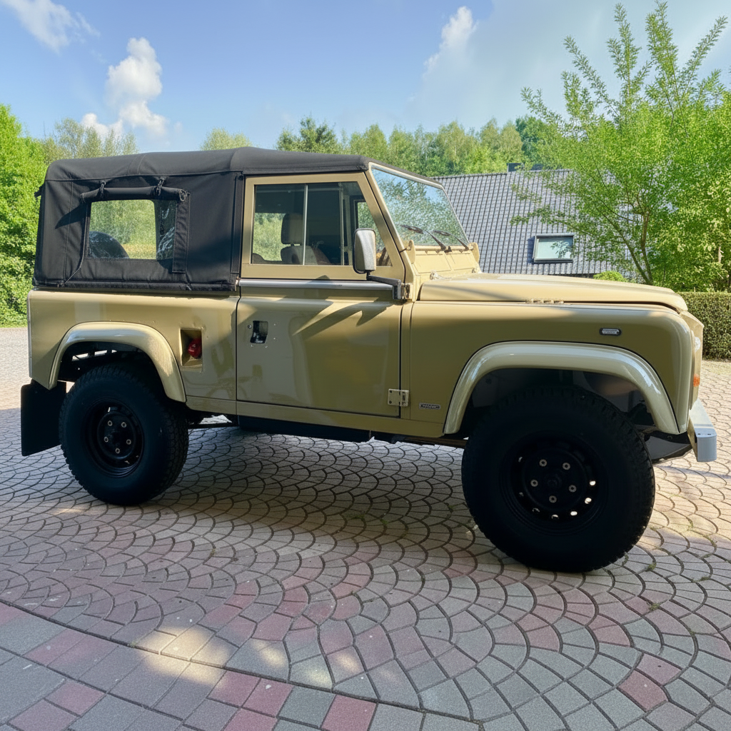 90" - Full Hood - With Side Windows &amp; Blinds (FYSW) - Land Rover Defender - (No NAS)