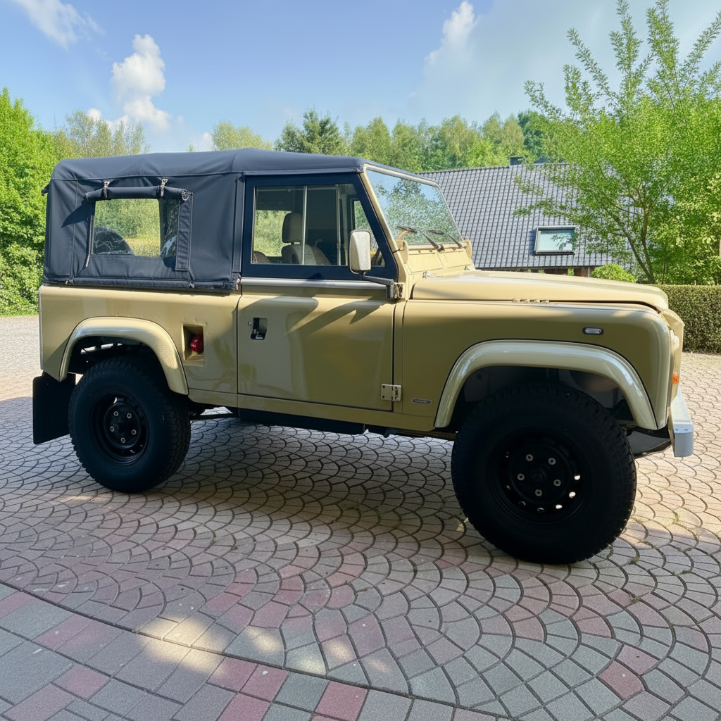 90" - Full Hood - With Side Windows &amp; Blinds (FYSW) - Land Rover Defender - (No NAS)