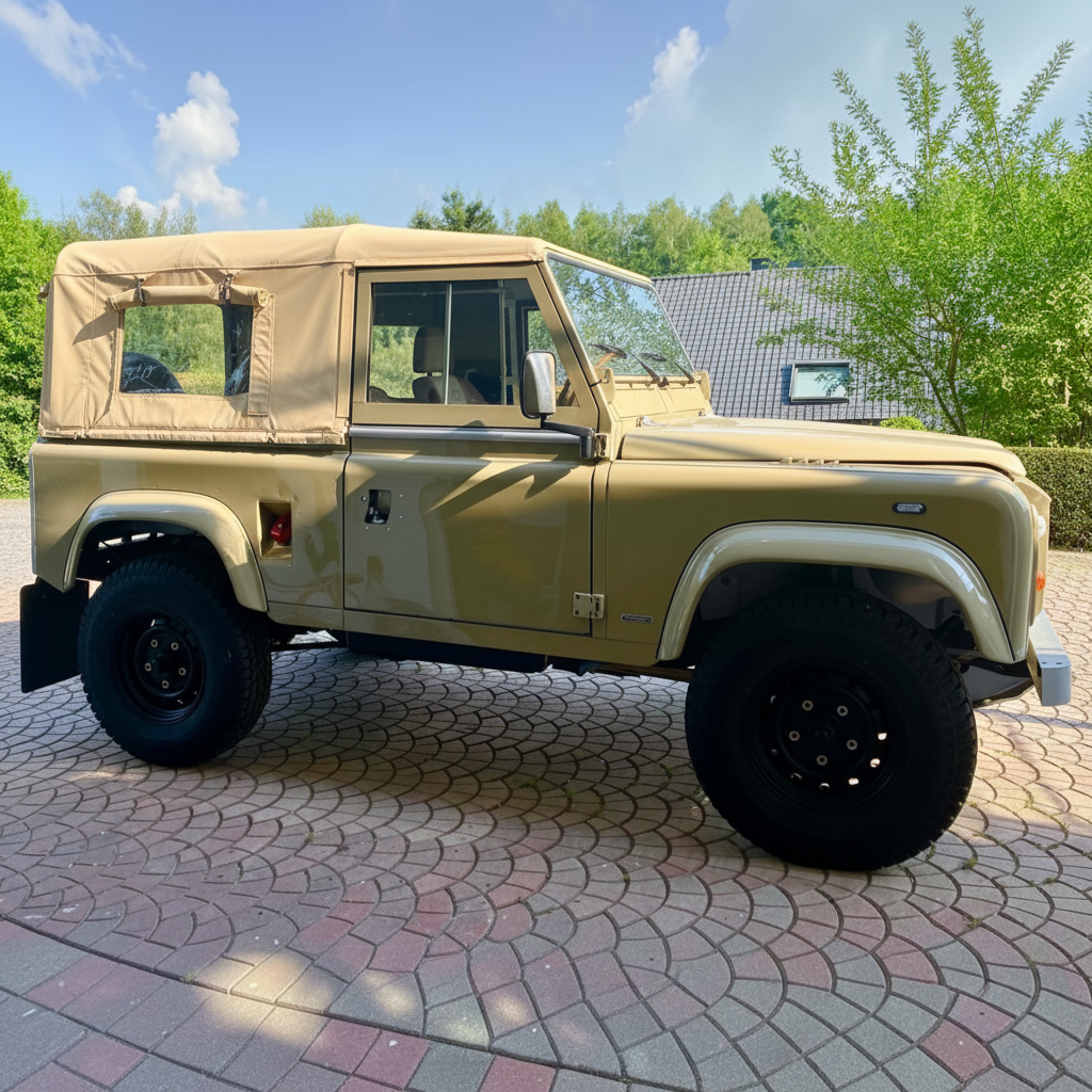90" - Full Hood - With Side Windows &amp; Blinds (FYSW) - Land Rover Defender - (No NAS)
