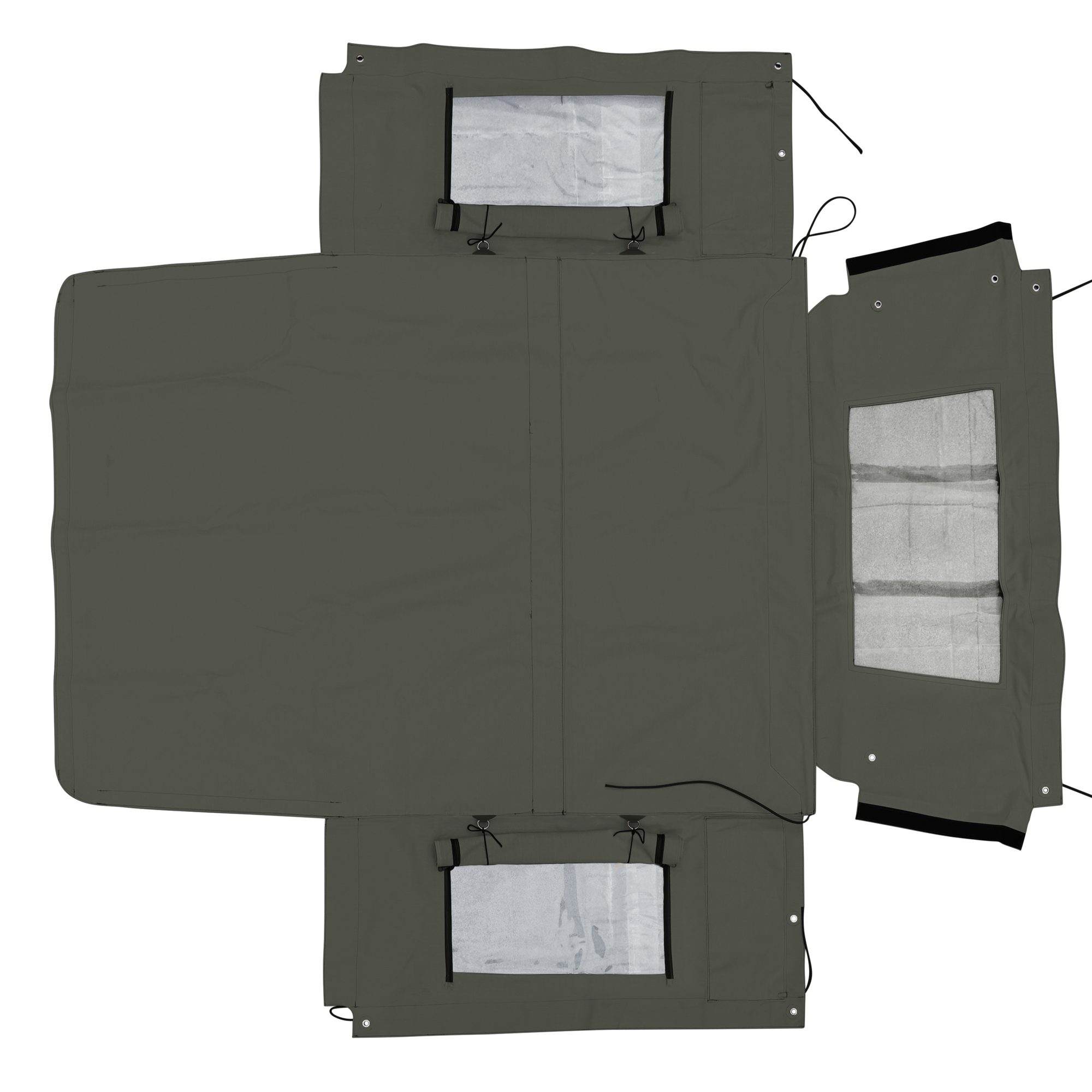 Land Rover Full Hood Soft Top Green Grey