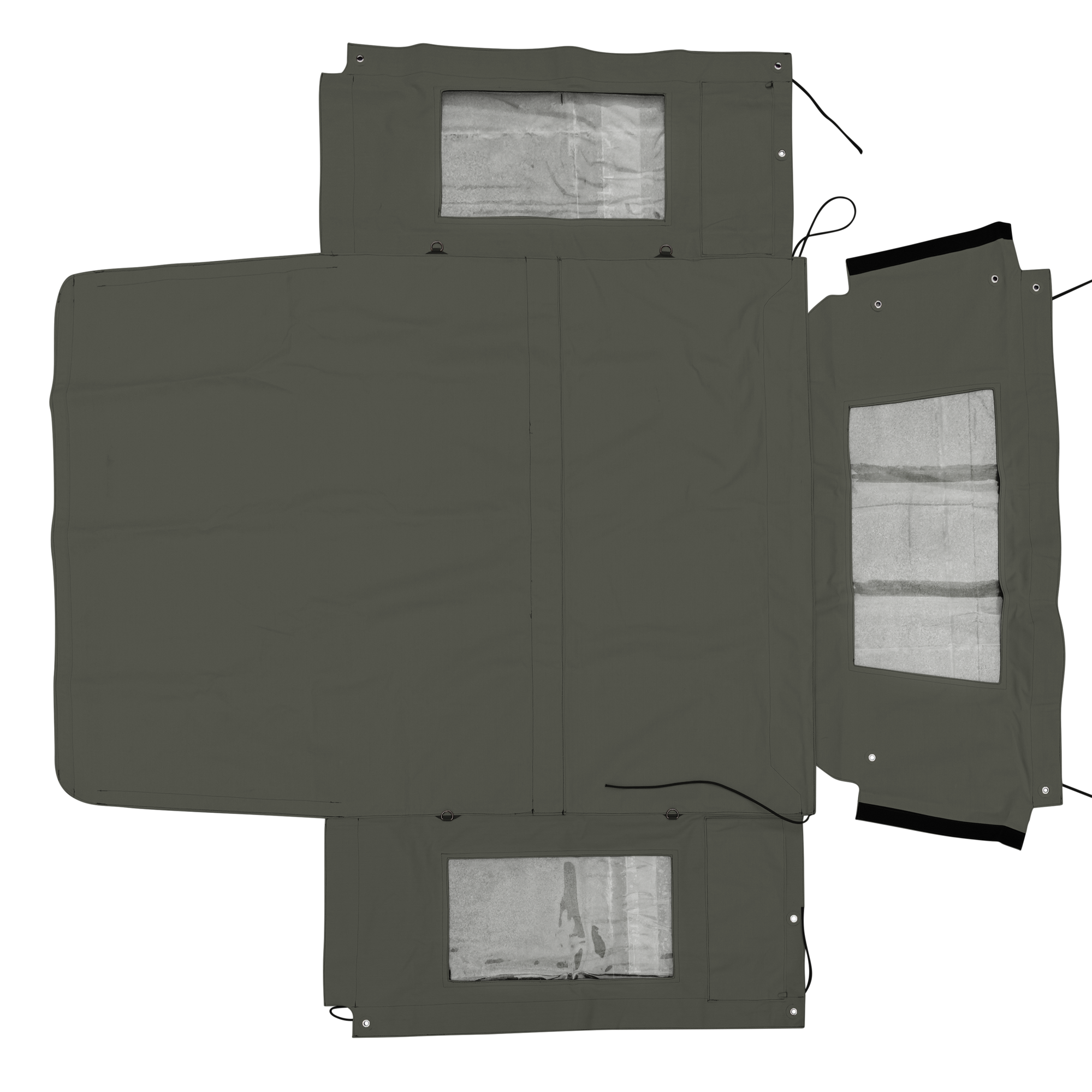 Land Rover Full Hood Soft Top Green Grey