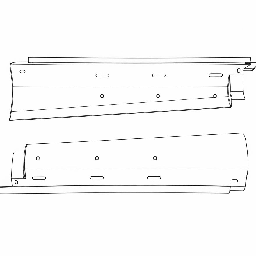 Land Rover Defender 90"- Modular Hood Stick Set Soft Top Frame Kit