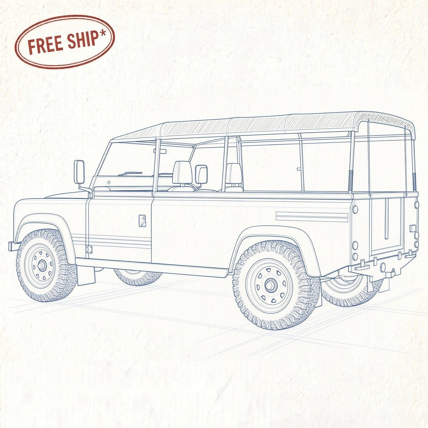Land Rover Defender 110" & 110"SW Bimini Soft Top/Hood