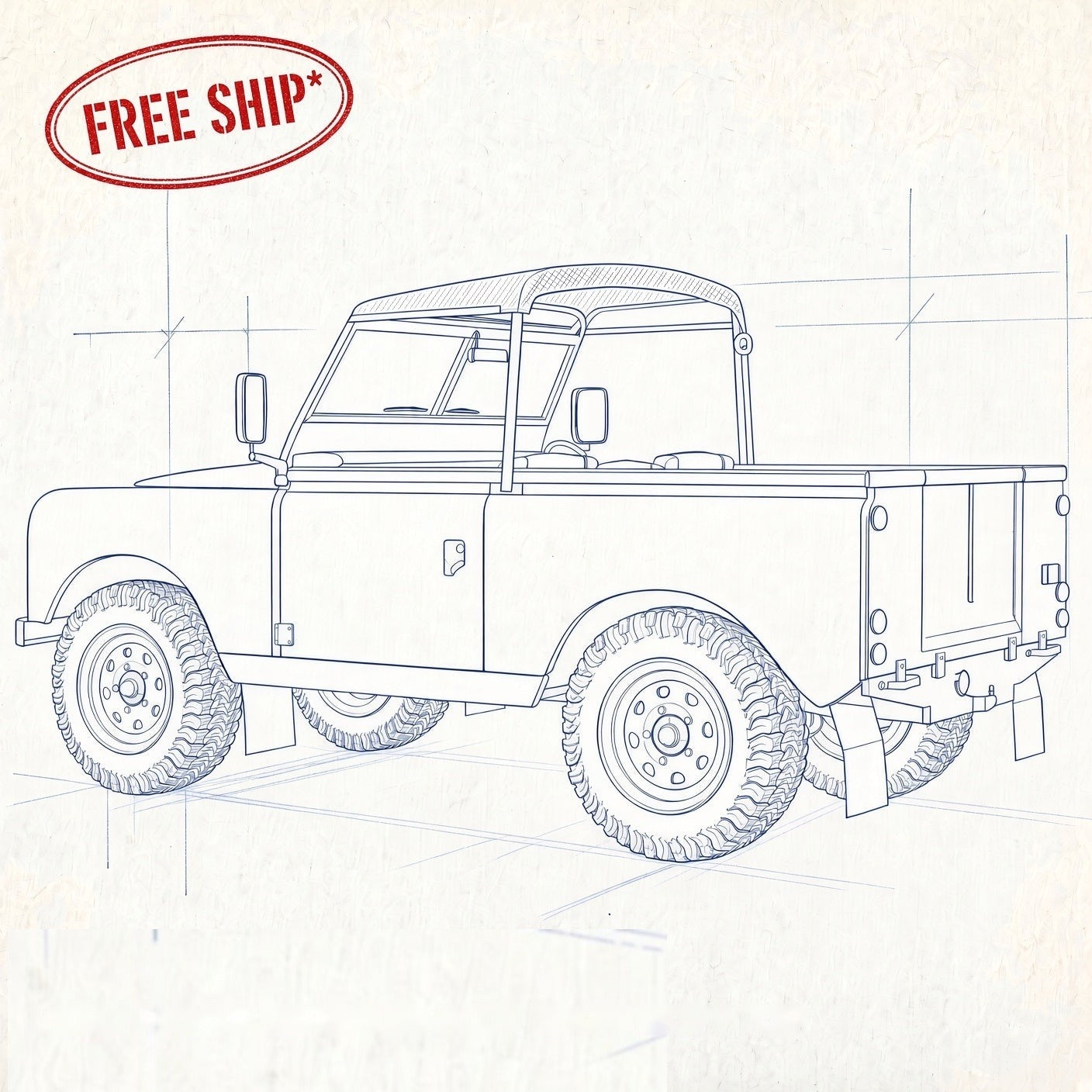 Land Rover Series 2/3 Bikini Soft Top / Hood.