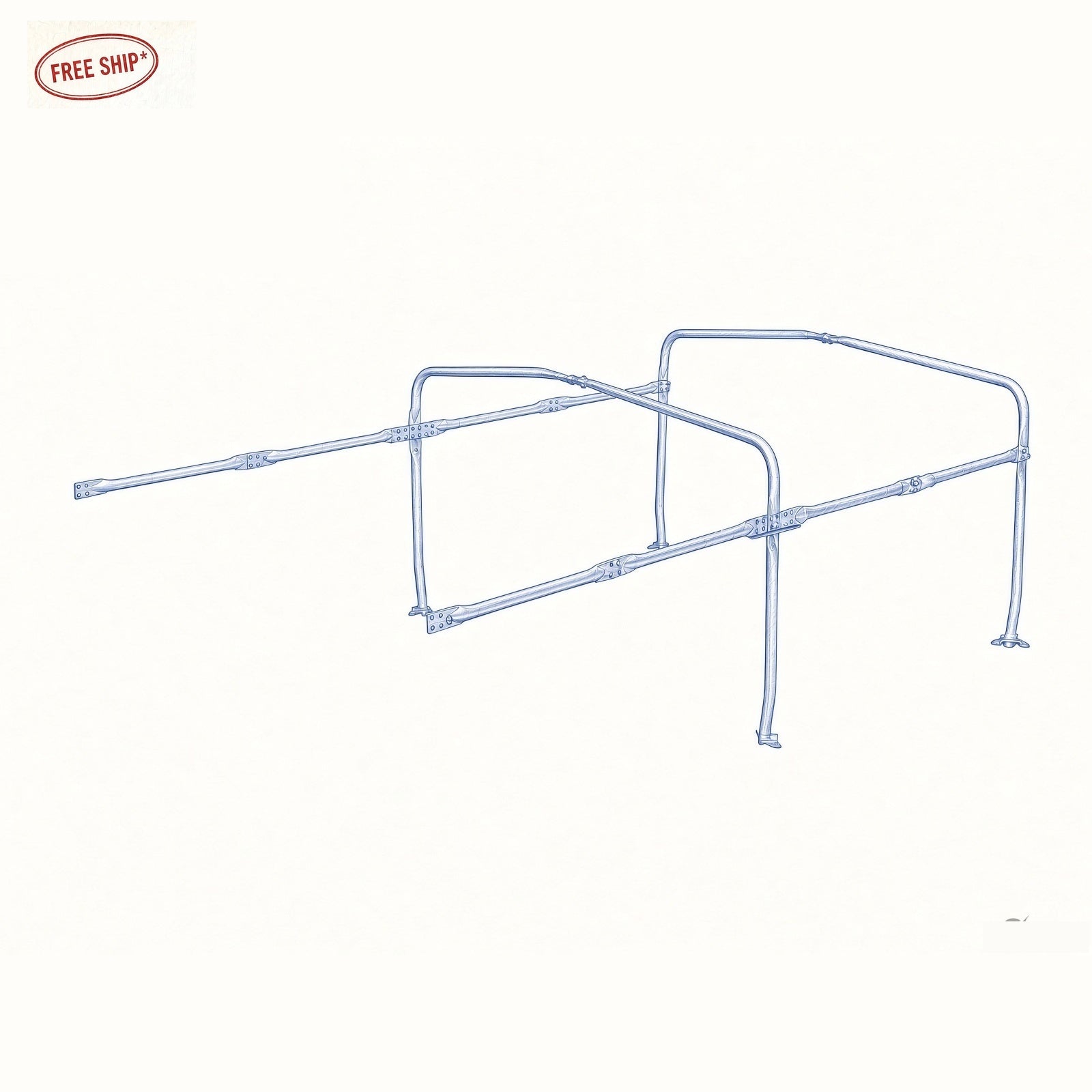 Land Rover Defender 110” &amp; Series 109" LWB Modular SEMI Frame / Stick Set