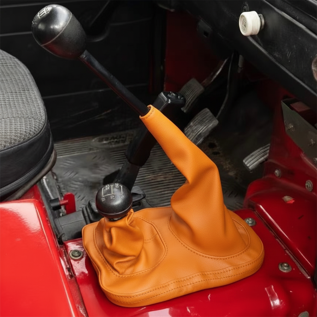 Land Rover DEFENDER - Gear And Transfer Box Gaiter Kit - PU Leather