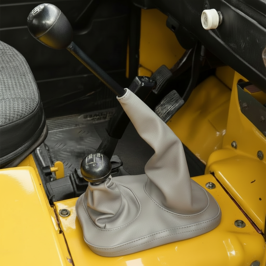 Land Rover DEFENDER - Gear And Transfer Box Gaiter Kit - PU Leather - SenorBarbo