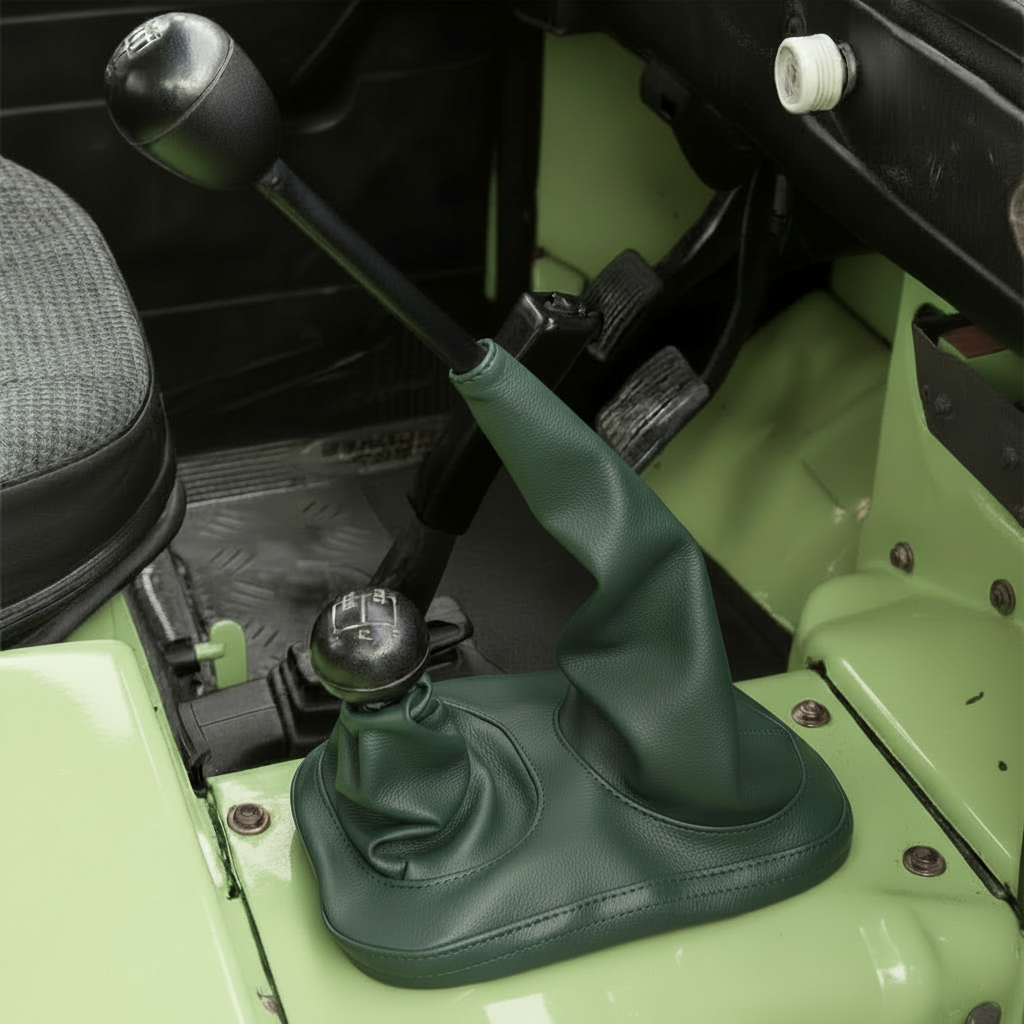 Land Rover DEFENDER - Gear And Transfer Box Gaiter Kit - PU Leather - SenorBarbo