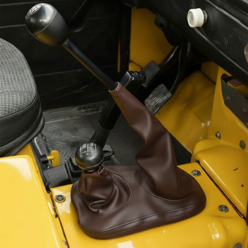 Land Rover DEFENDER - Gear And Transfer Box Gaiter Kit - PU Leather - SenorBarbo