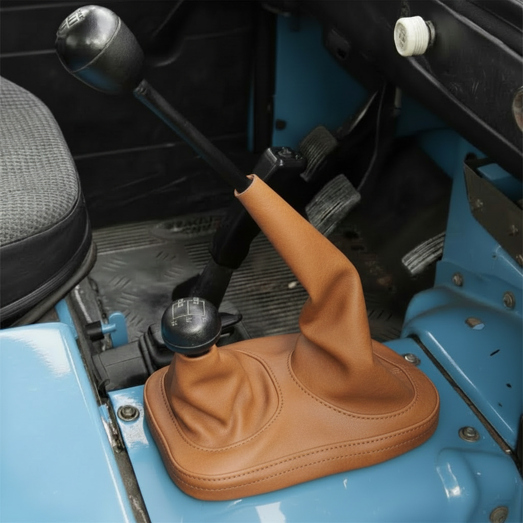 Land Rover DEFENDER - Gear And Transfer Box Gaiter Kit - PU Leather