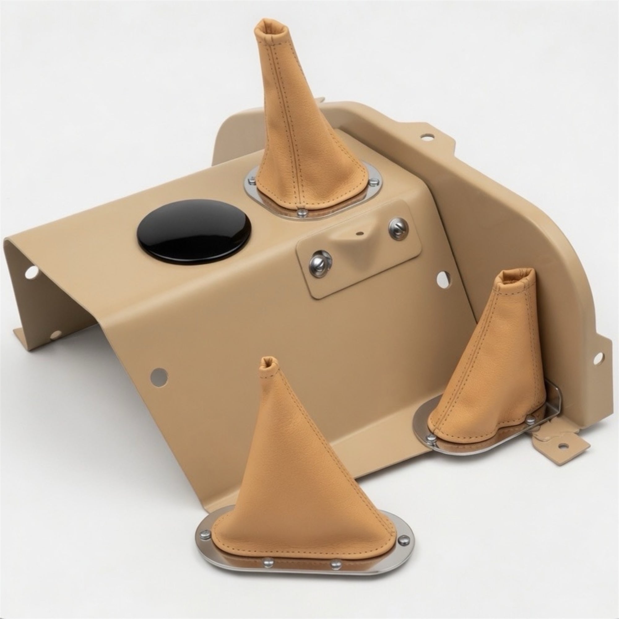 Land Rover Series - Gaiter Detail - Almendra Sand