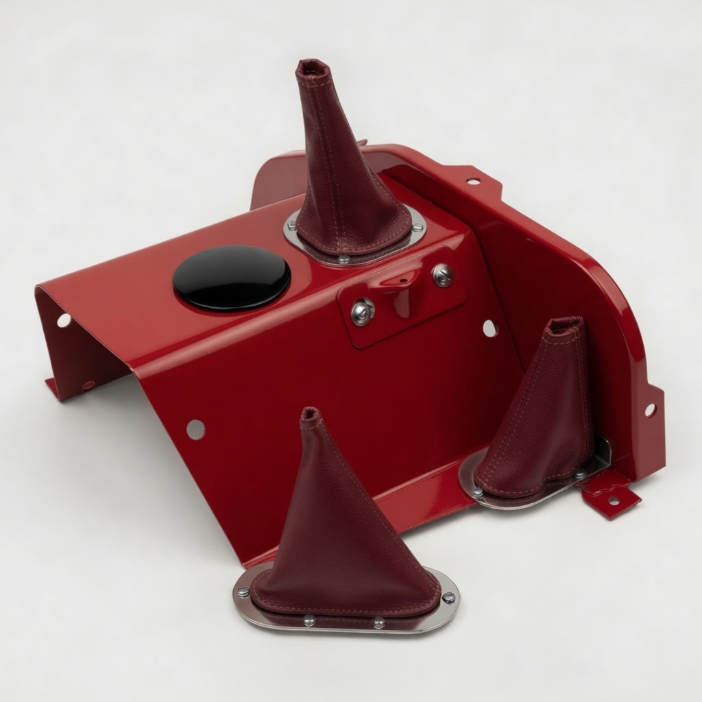 Land Rover Series - Gaiter Detail - Burgundy