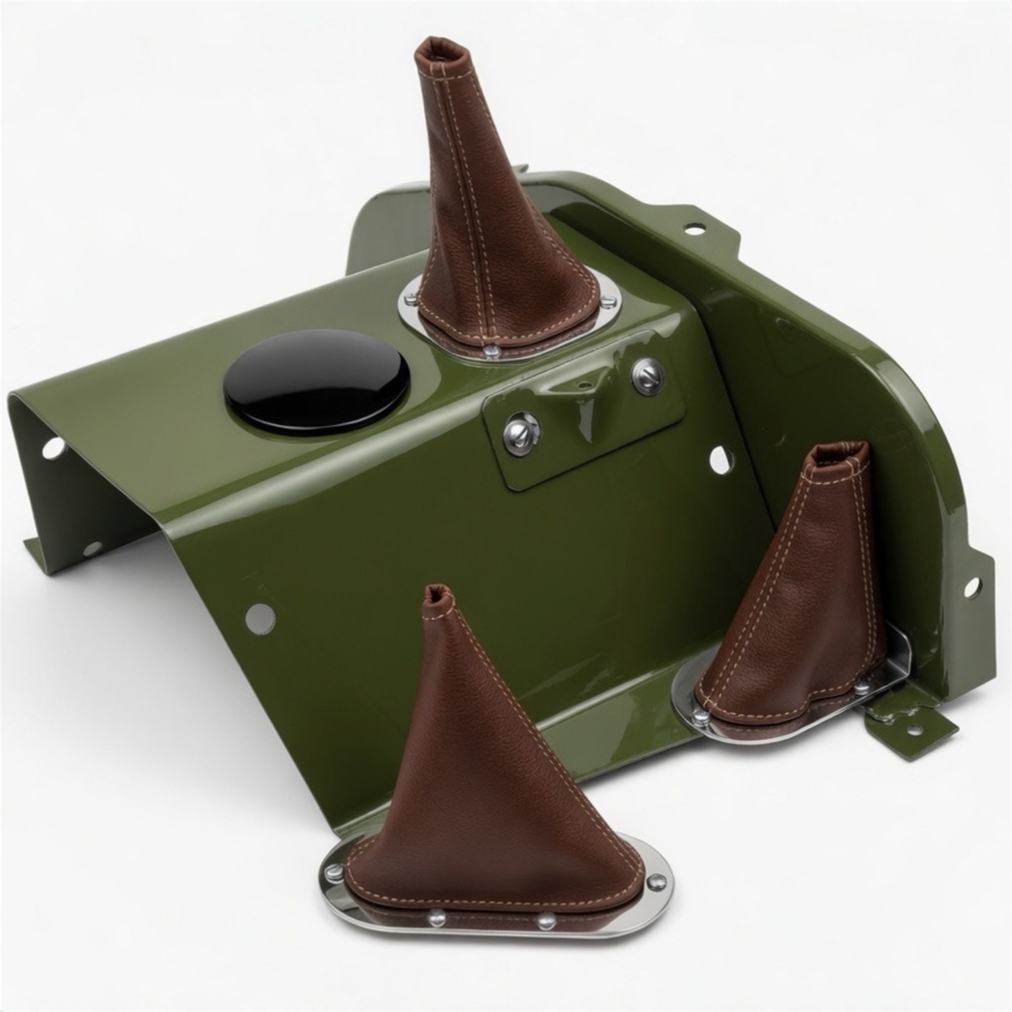 Land Rover Series - Gaiter Detail - Chocolate 2