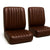 Land Rover Series Comfort Seat - Chocolate Pair