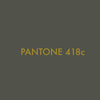 Military Green Pantone_418c